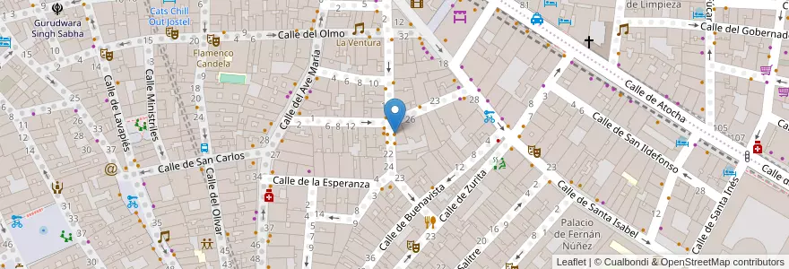 Mapa de ubicacion de El Gato Verde en Spagna, Comunidad De Madrid, Comunidad De Madrid, Área Metropolitana De Madrid Y Corredor Del Henares, Madrid.