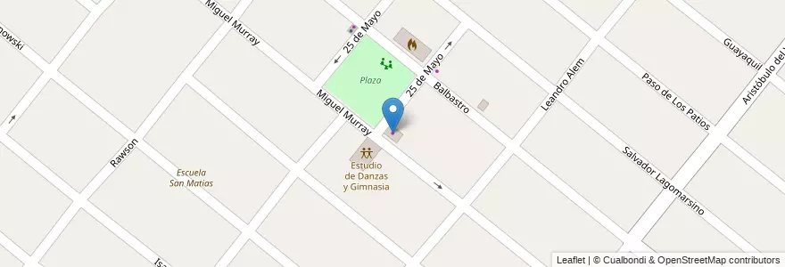 Mapa de ubicacion de El Gori en Arjantin, Buenos Aires, Partido De Merlo, Parque San Martín.