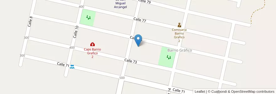 Mapa de ubicacion de El Grafico 2 en アルゼンチン, トゥクマン州, Departamento Tafí Viejo, Las Talitas.