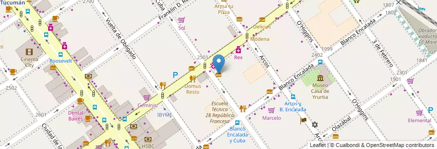 Mapa de ubicacion de El Gran Secreto, Belgrano en 아르헨티나, Ciudad Autónoma De Buenos Aires, 부에노스아이레스, Comuna 13.