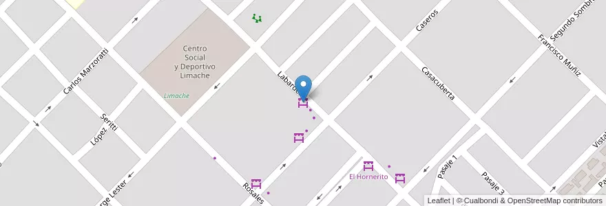 Mapa de ubicacion de El Gringo en Argentina, Buenos Aires, Partido De Tandil, Tandil.
