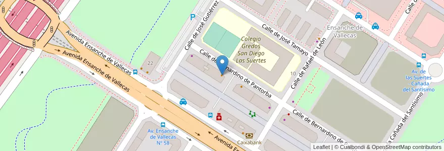 Mapa de ubicacion de El Gusto es Nuestro en Испания, Мадрид, Мадрид, Área Metropolitana De Madrid Y Corredor Del Henares, Мадрид.