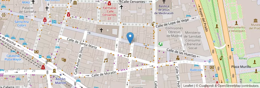 Mapa de ubicacion de El Hecho en 스페인, Comunidad De Madrid, Comunidad De Madrid, Área Metropolitana De Madrid Y Corredor Del Henares, 마드리드.