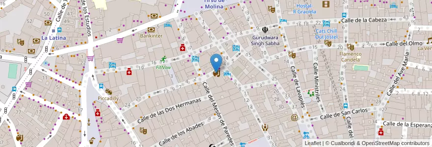 Mapa de ubicacion de El Horno en Spanje, Comunidad De Madrid, Comunidad De Madrid, Área Metropolitana De Madrid Y Corredor Del Henares, Madrid.