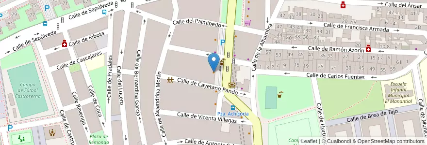 Mapa de ubicacion de El Horno de Higueras en إسبانيا, منطقة مدريد, منطقة مدريد, Área Metropolitana De Madrid Y Corredor Del Henares, مدريد.