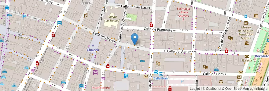 Mapa de ubicacion de El Inca en Испания, Мадрид, Мадрид, Área Metropolitana De Madrid Y Corredor Del Henares, Мадрид.