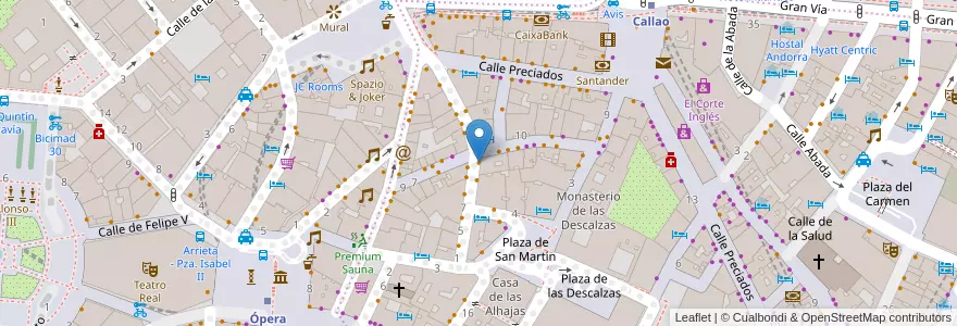 Mapa de ubicacion de El Jabugo en Spain, Community Of Madrid, Community Of Madrid, Área Metropolitana De Madrid Y Corredor Del Henares, Madrid.