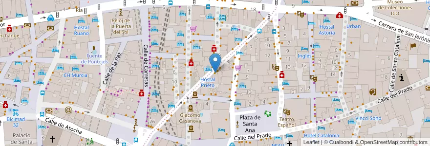 Mapa de ubicacion de El Jardín en Sepanyol, Comunidad De Madrid, Comunidad De Madrid, Área Metropolitana De Madrid Y Corredor Del Henares, Madrid.