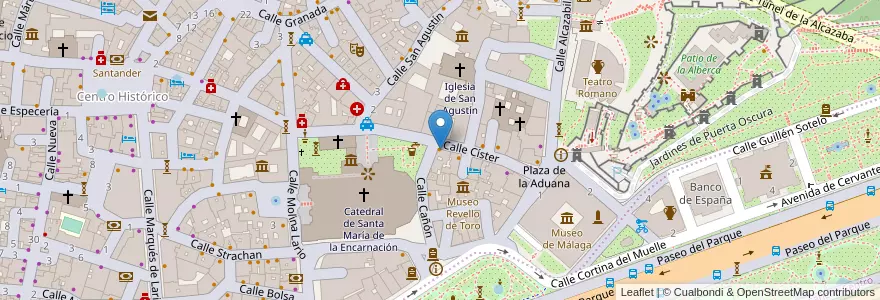 Mapa de ubicacion de El Jardin en Испания, Андалусия, Málaga, Málaga-Costa Del Sol, Малага.