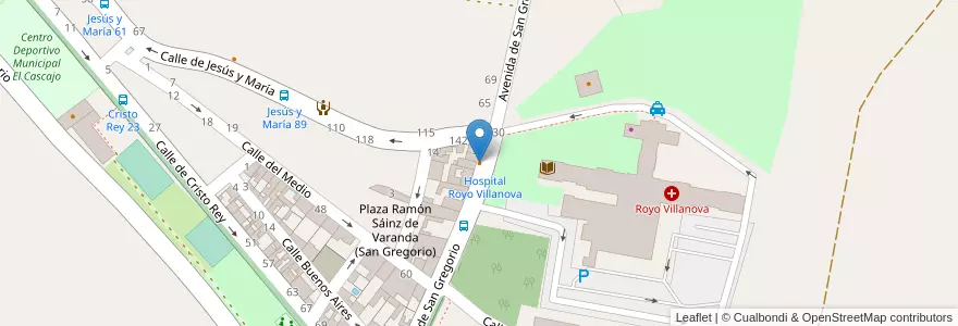 Mapa de ubicacion de El Jotero en إسبانيا, أرغون, سرقسطة, Zaragoza, سرقسطة.