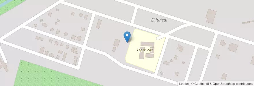 Mapa de ubicacion de El Juncal en アルゼンチン, リオネグロ州, Departamento Adolfo Alsina, Viedma.
