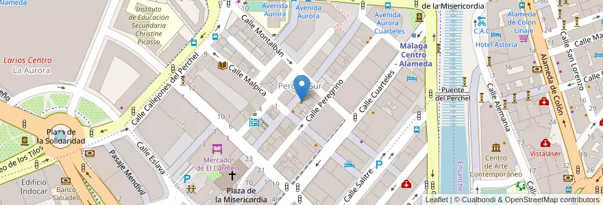 Mapa de ubicacion de El Karmem yoga café en Spanien, Andalusien, Málaga, Málaga-Costa Del Sol, Málaga.