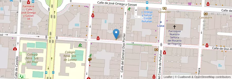 Mapa de ubicacion de El Kiosco Del Pan en スペイン, マドリード州, Comunidad De Madrid, Área Metropolitana De Madrid Y Corredor Del Henares, Madrid.