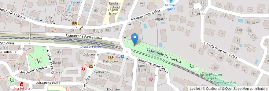 Mapa de ubicacion de El Kiosko en 西班牙, 巴斯克, Gipuzkoa, Donostialdea, Donostia/San Sebastián.