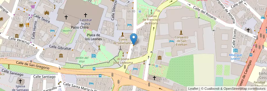 Mapa de ubicacion de El Laurel en Испания, Кастилия И Леон, Саламанка, Campo De Salamanca, Саламанка.