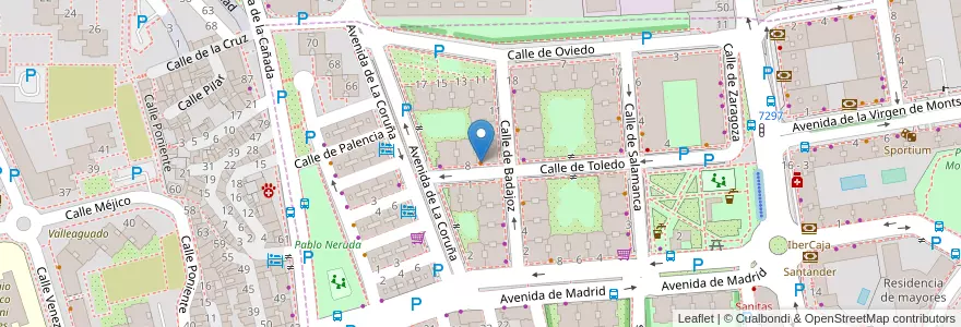 Mapa de ubicacion de El Leonés en Espanha, Comunidade De Madrid, Comunidade De Madrid, Área Metropolitana De Madrid Y Corredor Del Henares, San Fernando De Henares, Coslada.