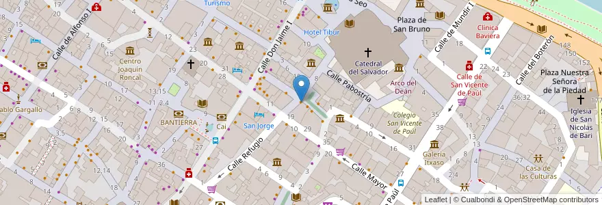 Mapa de ubicacion de El Lince Taverna en Espanha, Aragão, Saragoça, Zaragoza, Saragoça.