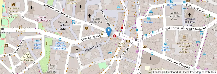 Mapa de ubicacion de El Madroño en Spanien, Autonome Gemeinschaft Madrid, Autonome Gemeinschaft Madrid, Área Metropolitana De Madrid Y Corredor Del Henares, Madrid.