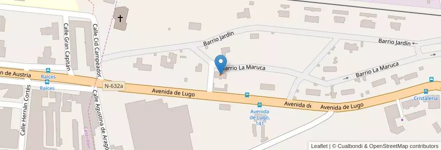 Mapa de ubicacion de El Mallu de Avilés en スペイン, アストゥリアス州, アストゥリアス州, Avilés.