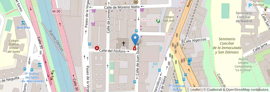 Mapa de ubicacion de El Mejidroño en إسبانيا, منطقة مدريد, منطقة مدريد, Área Metropolitana De Madrid Y Corredor Del Henares, مدريد.