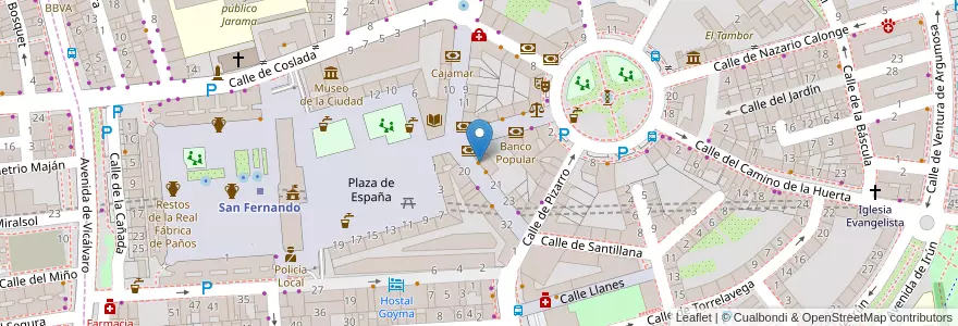 Mapa de ubicacion de El Mesonero en إسبانيا, منطقة مدريد, منطقة مدريد, Área Metropolitana De Madrid Y Corredor Del Henares, San Fernando De Henares, Coslada.
