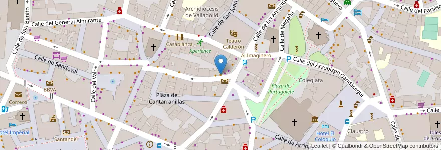 Mapa de ubicacion de El Minuto en 西班牙, Castilla Y León, Valladolid, Valladolid.