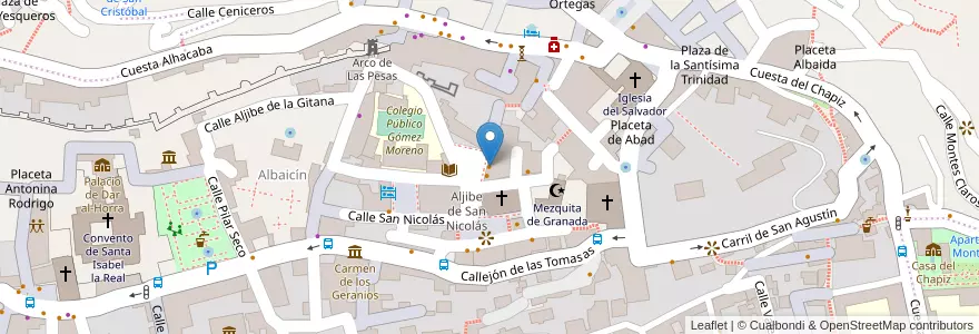 Mapa de ubicacion de El Mirador en İspanya, Andalucía, Granada, Comarca De La Vega De Granada, Granada.