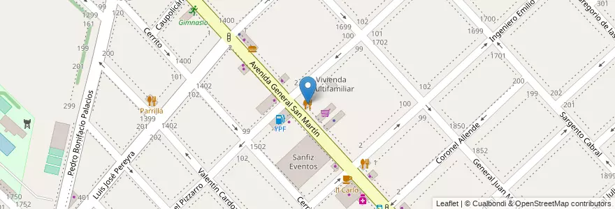 Mapa de ubicacion de El Mirador en Argentina, Buenos Aires, Partido De La Matanza, Ramos Mejía.