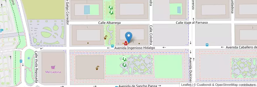 Mapa de ubicacion de El Molino en Spanien, Autonome Gemeinschaft Madrid, Autonome Gemeinschaft Madrid, Área Metropolitana De Madrid Y Corredor Del Henares, Getafe.