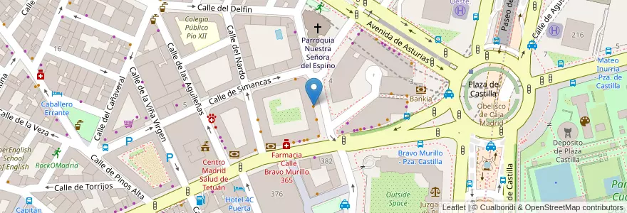 Mapa de ubicacion de El Molino en スペイン, マドリード州, Comunidad De Madrid, Área Metropolitana De Madrid Y Corredor Del Henares, Madrid.
