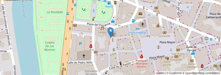 Mapa de ubicacion de El Montaner en Espagne, Castille-Et-León, Valladolid, Valladolid.