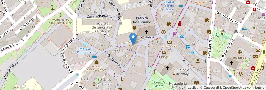 Mapa de ubicacion de El Mordisco en Spain, Castile And León, Salamanca, Campo De Salamanca, Salamanca.