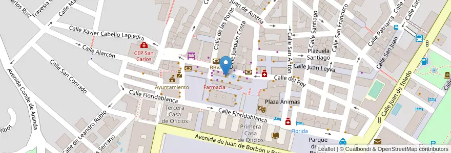 Mapa de ubicacion de El Muérdago en إسبانيا, منطقة مدريد, منطقة مدريد, Cuenca Del Guadarrama, San Lorenzo De El Escorial.