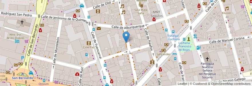 Mapa de ubicacion de El Mural de la Virgen en Испания, Мадрид, Мадрид, Área Metropolitana De Madrid Y Corredor Del Henares, Мадрид.