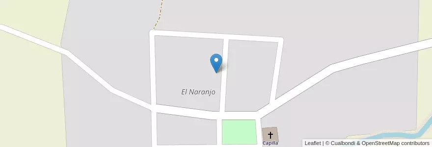 Mapa de ubicacion de El Naranjo en الأرجنتين, Salta, Rosario De La Frontera, Municipio De Rosario De La Frontera.