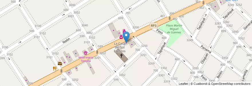 Mapa de ubicacion de El Nazareno Carnes en Arjantin, Buenos Aires, Partido De La Matanza, Lomas Del Mirador.