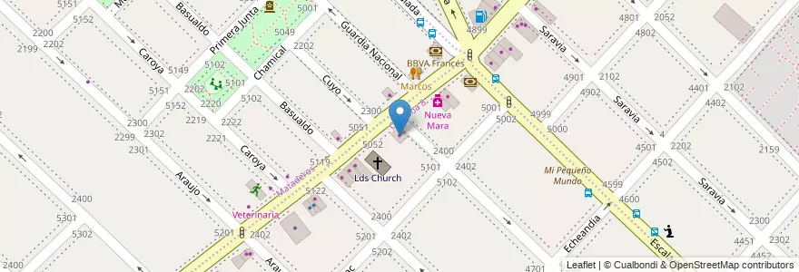 Mapa de ubicacion de El Outlet del Mueble, Villa Lugano en 아르헨티나, Ciudad Autónoma De Buenos Aires, Comuna 9, 부에노스아이레스.