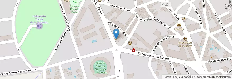 Mapa de ubicacion de El Pajar del Molar en Испания, Мадрид, Мадрид, Cuenca Del Henares, Torres De La Alameda.