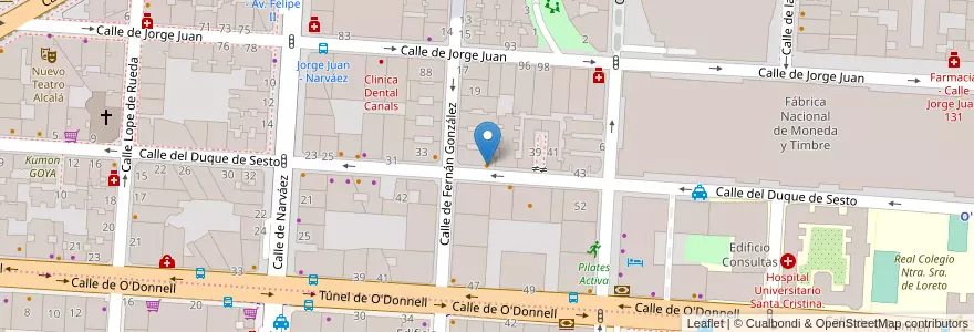 Mapa de ubicacion de El Palike en Spanien, Autonome Gemeinschaft Madrid, Autonome Gemeinschaft Madrid, Área Metropolitana De Madrid Y Corredor Del Henares, Madrid.