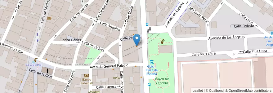 Mapa de ubicacion de El Palillo en إسبانيا, منطقة مدريد, منطقة مدريد, Área Metropolitana De Madrid Y Corredor Del Henares, Getafe.