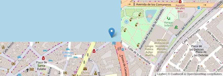 Mapa de ubicacion de El Parque en إسبانيا, قشتالة وليون, شلمنقة, دائرة شلمنقة, شلمنقة.