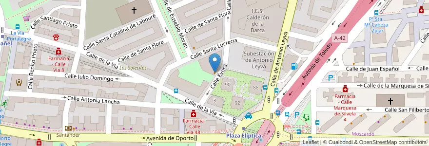 Mapa de ubicacion de El Parrillero en Spagna, Comunidad De Madrid, Comunidad De Madrid, Área Metropolitana De Madrid Y Corredor Del Henares, Madrid.