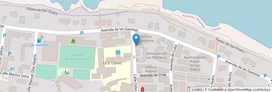 Mapa de ubicacion de El Paseo en 스페인.