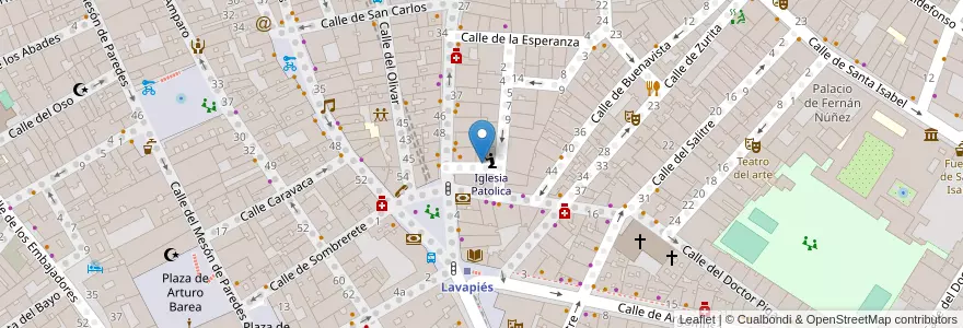 Mapa de ubicacion de El Paticano en إسبانيا, منطقة مدريد, منطقة مدريد, Área Metropolitana De Madrid Y Corredor Del Henares, مدريد.