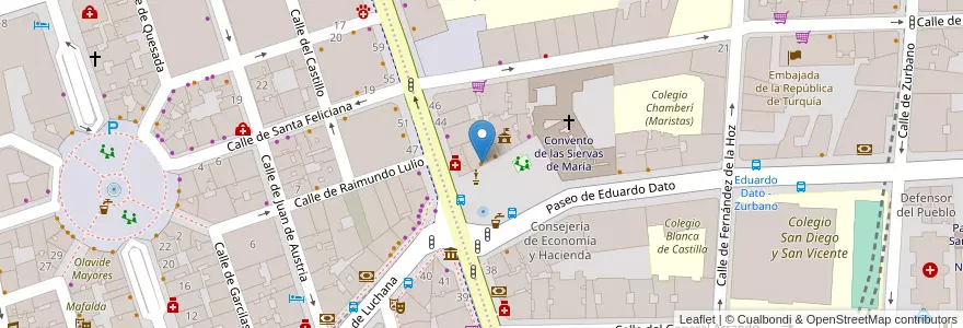 Mapa de ubicacion de El Patio del Fisgón en Espagne, Communauté De Madrid, Communauté De Madrid, Área Metropolitana De Madrid Y Corredor Del Henares, Madrid.