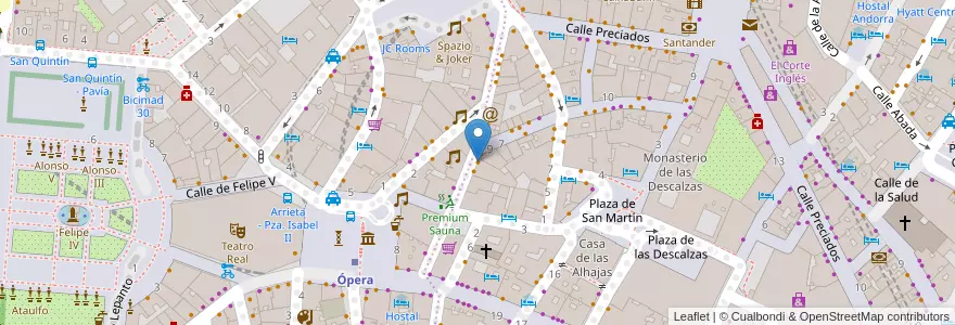 Mapa de ubicacion de El Pato Mudo en Spain, Community Of Madrid, Community Of Madrid, Área Metropolitana De Madrid Y Corredor Del Henares, Madrid.