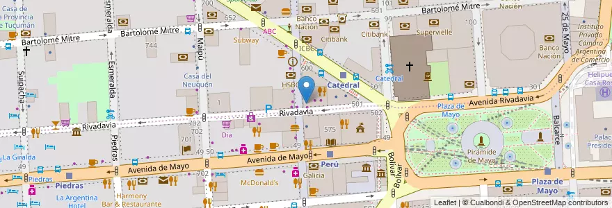 Mapa de ubicacion de El Pato, San Nicolas en Argentina, Autonomous City Of Buenos Aires, Comuna 1, Autonomous City Of Buenos Aires.