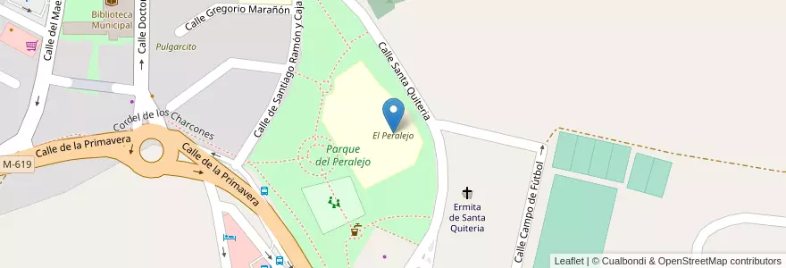 Mapa de ubicacion de El Peralejo en Spanje, Comunidad De Madrid, Comunidad De Madrid, Cuenca Del Guadarrama, Alpedrete.