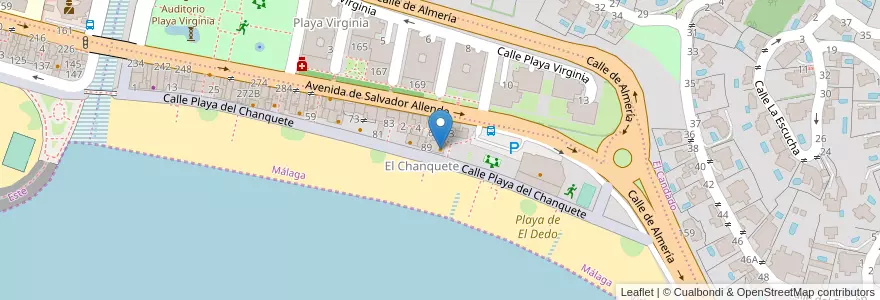 Mapa de ubicacion de El Pescador en اسپانیا, Málaga-Costa Del Sol, Málaga.