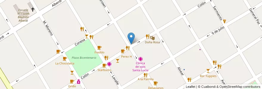 Mapa de ubicacion de El Polo en Arjantin, Buenos Aires, Partido De Quilmes, Quilmes.